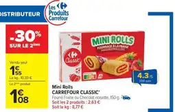Carrefour Mini Rolls CARREFOUR CLASSIC' offre