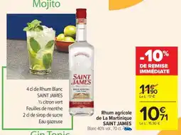 Carrefour Rhum agricole de La Martinique SAINT JAMES offre