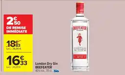 Carrefour London Dry Gin BEEFEATER offre