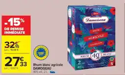 Carrefour Rhum blanc agricole DAMOISEAU offre