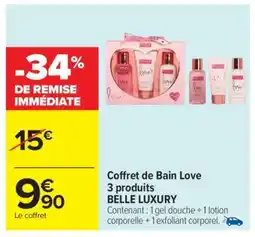 Carrefour Coffret de Bain Love offre