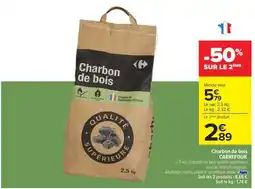 Carrefour Charbon de bois CARREFOUR offre