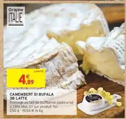 Intermarché Hyper Camembert di Bufala 3B Latte offre