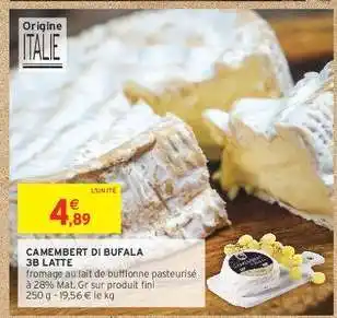 Intermarché Hyper Camembert di Bufala 3B Latte offre