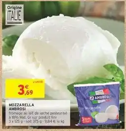 Intermarché Hyper Mozzarella Ambrosi offre