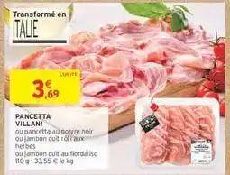 Intermarché Hyper Pancetta Villani offre