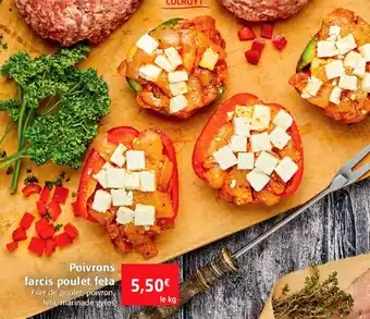 Colruyt Poivrons farcis poulet feta offre