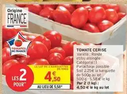 Intermarché Contact Tomate cerise offre