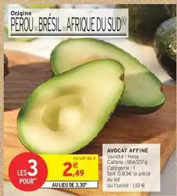 Intermarché Express AVOCAT AFFINE offre