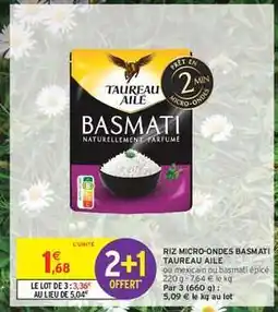 Intermarché Contact Riz Micro-Ondes Basmati Taureau Ailé offre