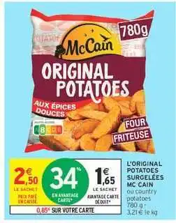 Intermarché Express L'ORIGINAL POTATOES SURGELÉES MC CAIN offre