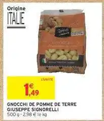 Intermarché Contact Gnocchi de pomme de terre Giuseppe Signorelli offre