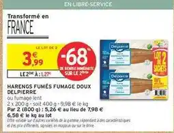 Intermarché Contact Harengs Fumés Fumage Doux Delpierre offre