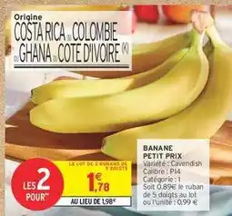 Intermarché Contact Banane Petit Prix offre