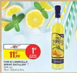 Intermarché Contact FIOR DI LIMONCELLO SPRINT DISTILLERY offre