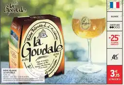 Intermarché BIÈRE BLONDE 'LA GOUDALE' offre