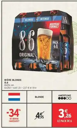 Intermarché BIÈRE BLONDE offre