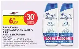 Intermarché Contact Shampooing Antipelliculaire Classic 2 en 1 Head & Shoulders offre
