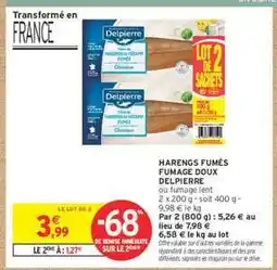 Intermarché Harengs Fumés Fumage Doux Delpierre offre