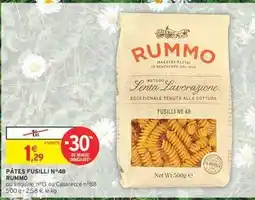 Intermarché Pùtes Fusilli N°48 Rummo offre