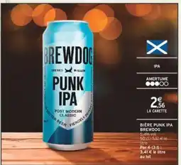 Intermarché Bière Punk IPA BREWDOG offre