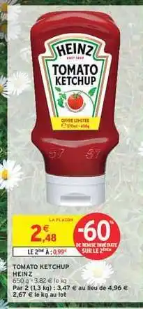 Intermarché Tomato Ketchup Heinz offre