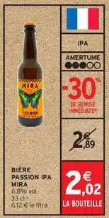 Intermarché BIÈRE PASSION IPA MIRA offre