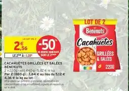 Intermarché Cacahuètes Grillées & Salées Benenuts offre