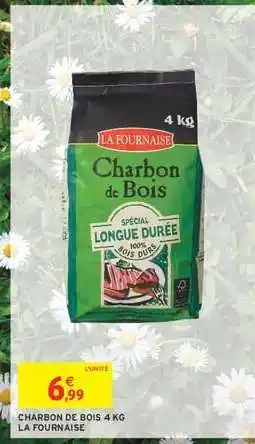 Intermarché Charbon de Bois 4 kg offre