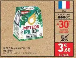 Intermarché BIÈRE SANS ALCOOL IPA MÉTÉOR offre