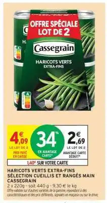 Intermarché Haricots verts extra fins offre