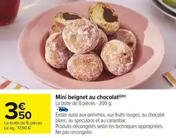 Carrefour Market Mini beignet au chocolat offre