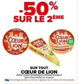Carrefour Market Sur tout cœur de lion offre