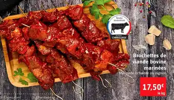 Colruyt Brochettes de viande bovine marinées offre