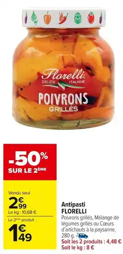 Carrefour Market Antipasti florelli offre