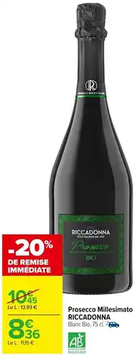Carrefour Market Prosecco millesimato riccadonna offre