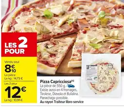 Carrefour Market Pizza capricciosa offre