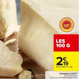 Carrefour Market Parmigiano a.o.p offre