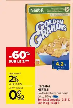 Carrefour Market Céréales nestlé offre