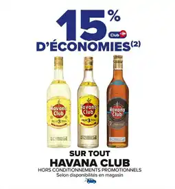 Carrefour Market Sur tout havana club offre