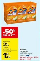 Carrefour Market Boisson tropico offre