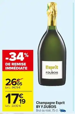 Carrefour Market Champagne esprit by f.dubois offre