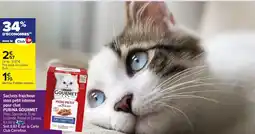 Carrefour Market Sachets fraîcheur mon petit intense pour chat purina gourmet offre