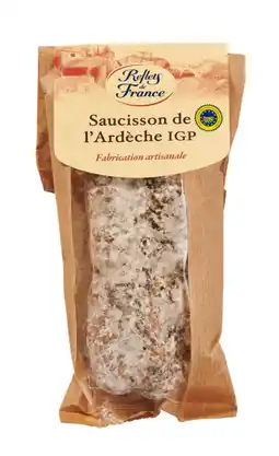Carrefour Market REFLETS DE FRANCE Saucisson sec de l'Ardèche I.G.P offre