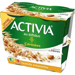 Carrefour Market DANONE Yaourt Activia Céréales Offre découverte offre