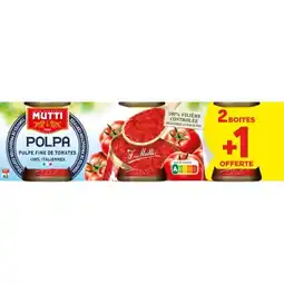 Carrefour Market MUTTI Pulpe fine de tomates offre