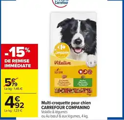 Carrefour Market Multi croquette pour chien carrefour companino offre