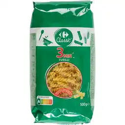 Carrefour Market CARREFOUR CLASSIC' SUR TOUTES LES PÂTES DE 500 G offre