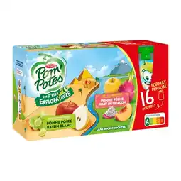 Carrefour Market POM'POTES Compotes sans sucres ajoutés Format familial offre