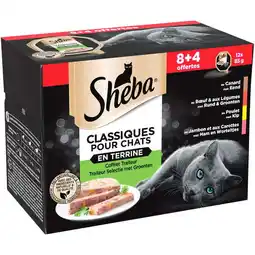 Carrefour Market SHEBA Coffret Pâté pour chats offre